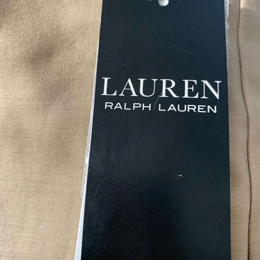 NWT Ralph Lauren Women’s Pleated and Cuffed Chinos - Picture 5 of 6